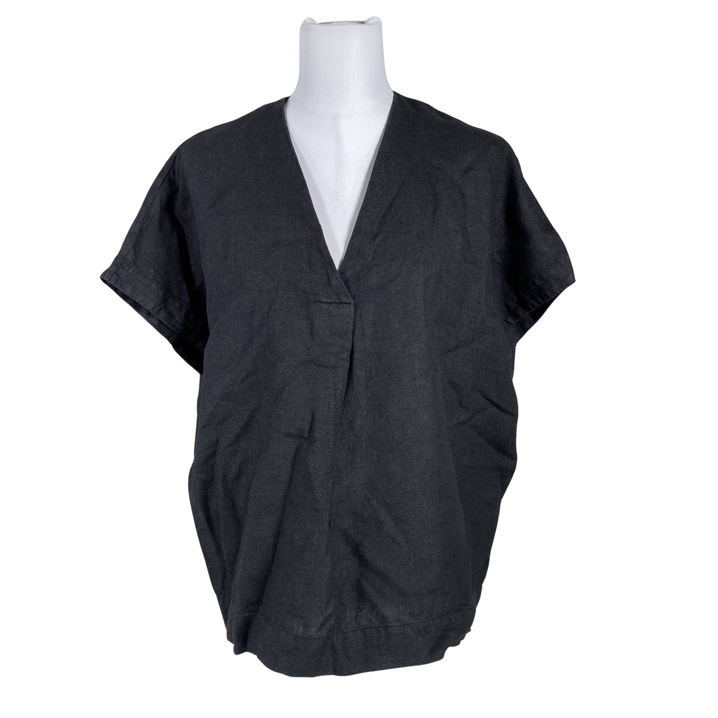 Unisex Papu - Short-sleeved blouse, size 38 - Black (1)