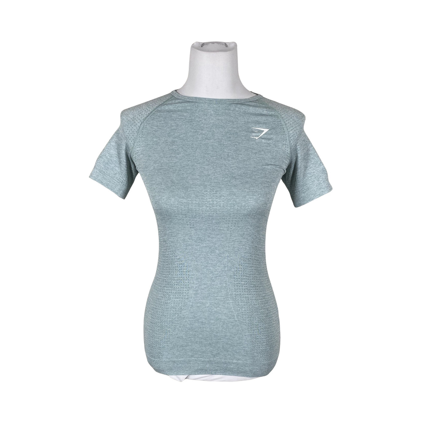 Unisex Gymshark - Sports shirt, short sleeve, size 36 - Light blue (1)