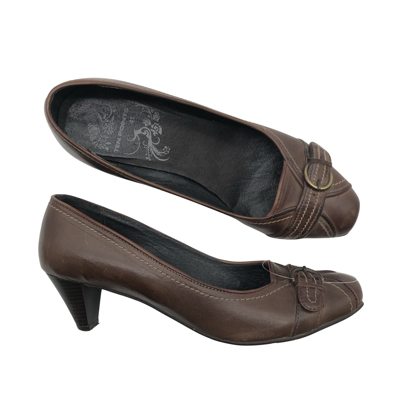 Unisex Ten Points - High heels, size 41 - Brown (1)
