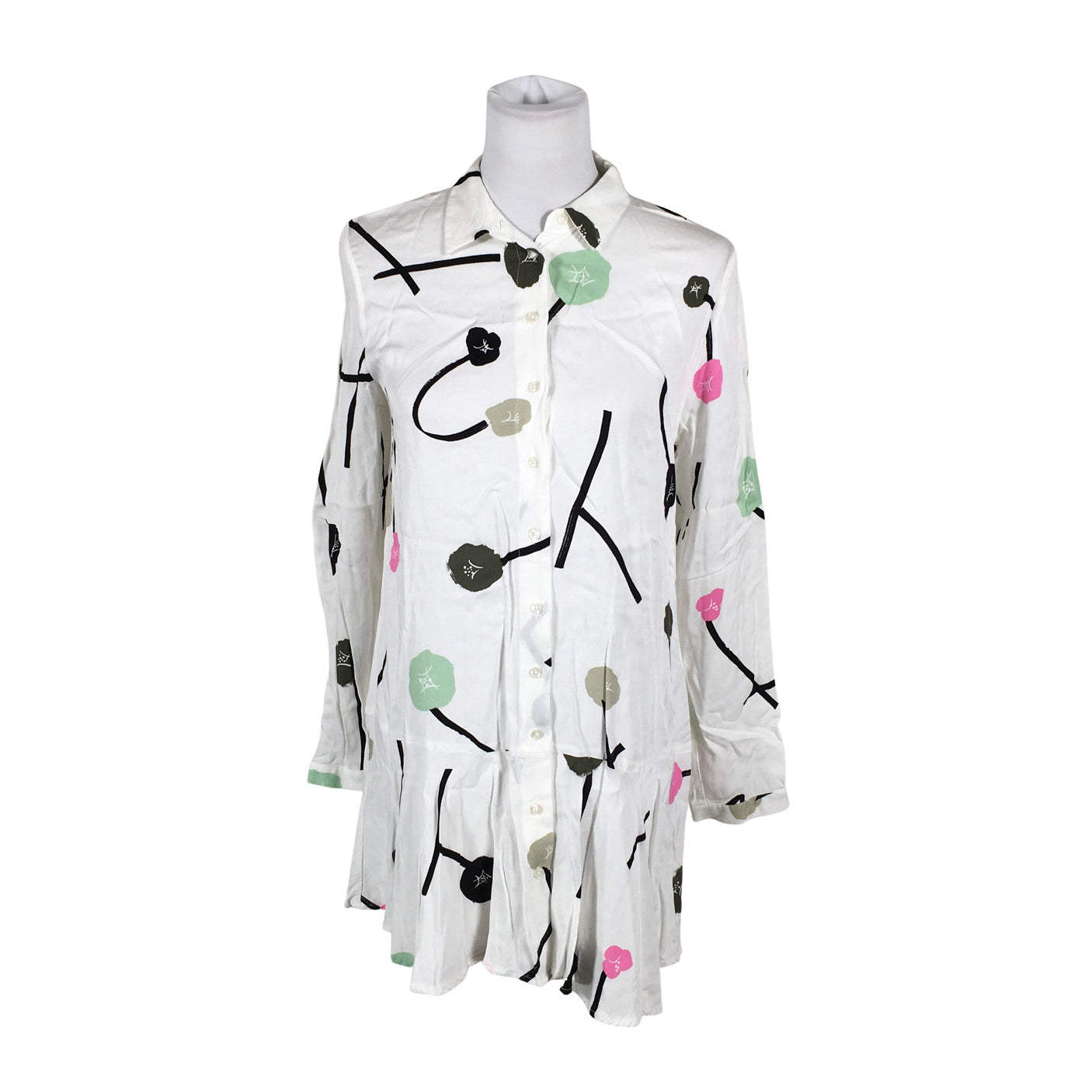 Unisex Nanso - Schiffon tunic, size 36 - White (1)