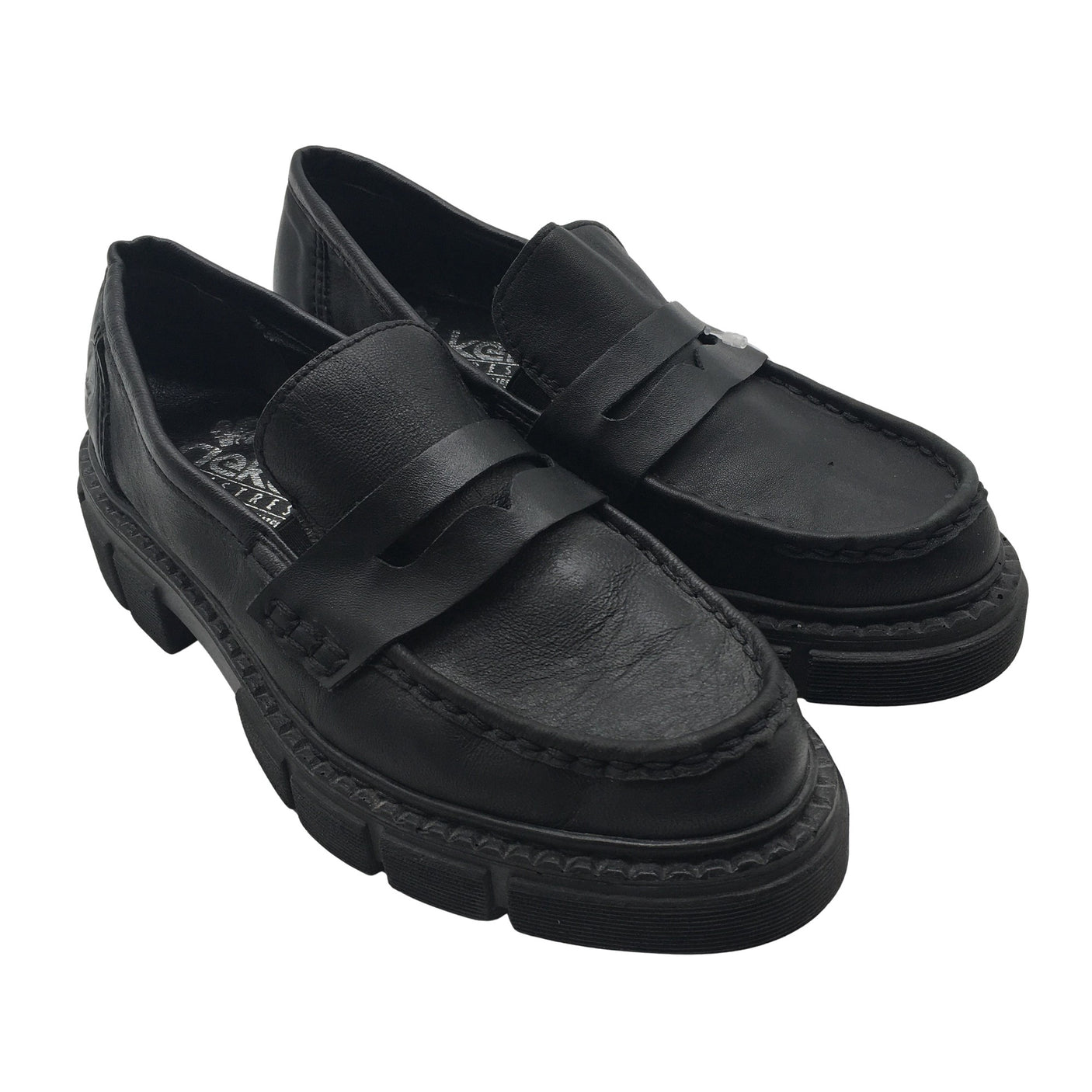 Unisex Rieker - Loafers, size 37 - Black (2)