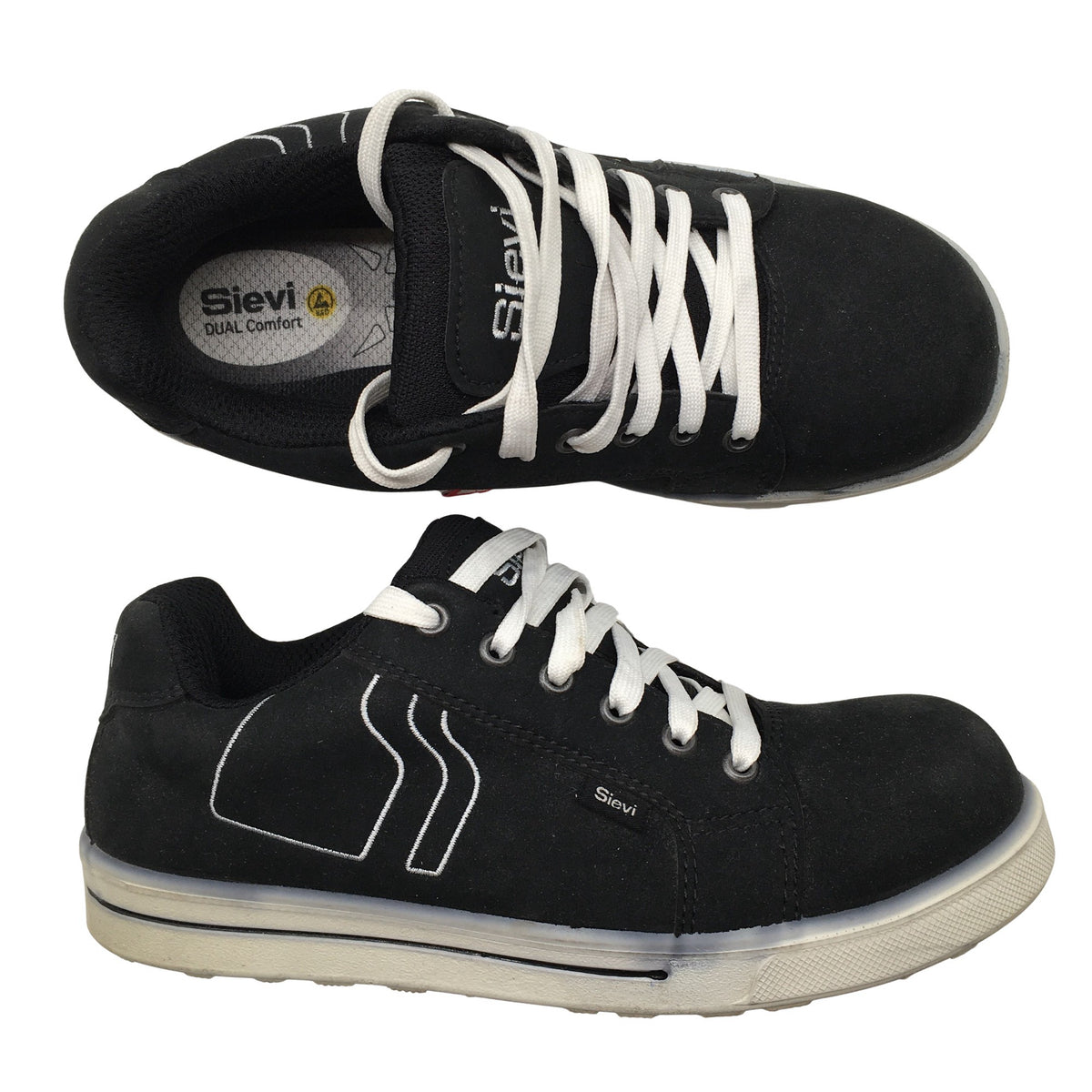 Unisex Sievi - Casual sneakers, size 39 - Black (1)