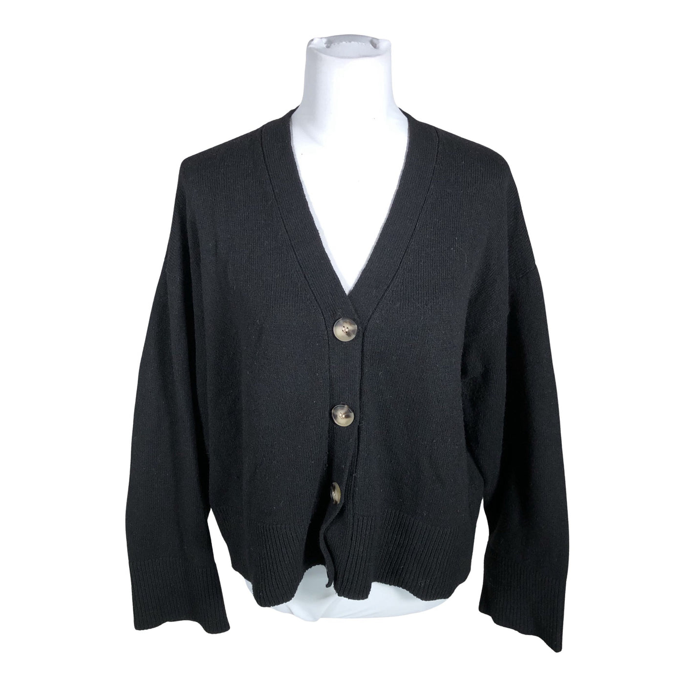Unisex Selected - Cardigan, size 40 - Black (1)