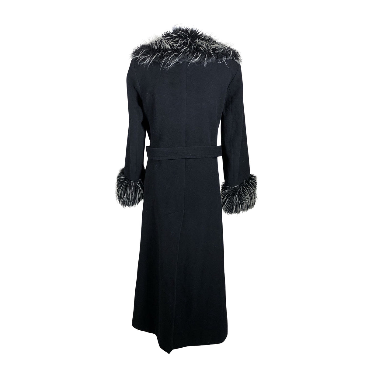 Unisex Menuetto - Faux fur coat, size 36 - Black (2)