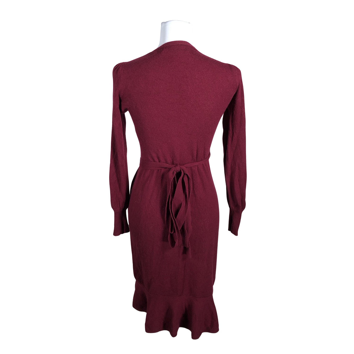 Unisex Diane von Furstenberg - Knit dress, size 36 - Wine red (2)