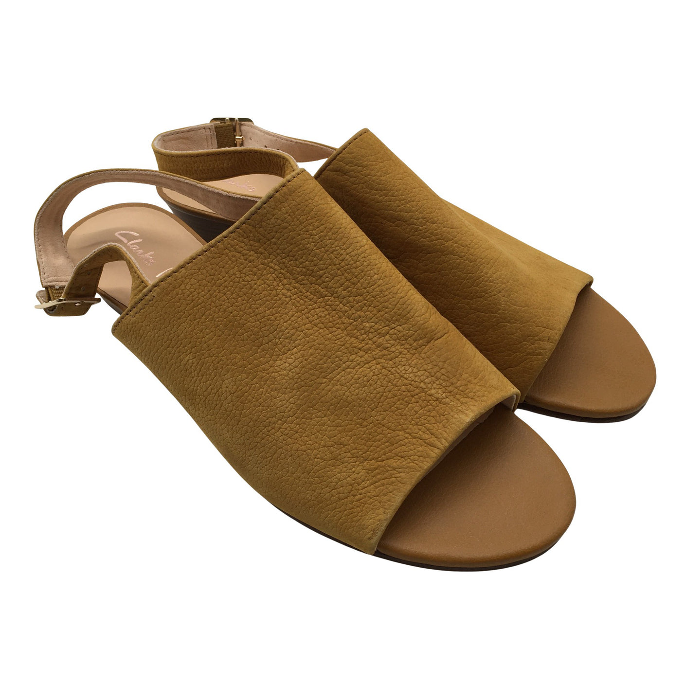 Unisex Clarks - Wedge sandals, size 41 - Yellow (2)