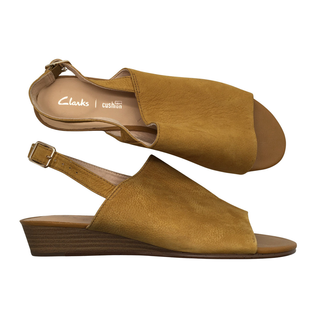 Unisex Clarks - Wedge sandals, size 41 - Yellow (1)