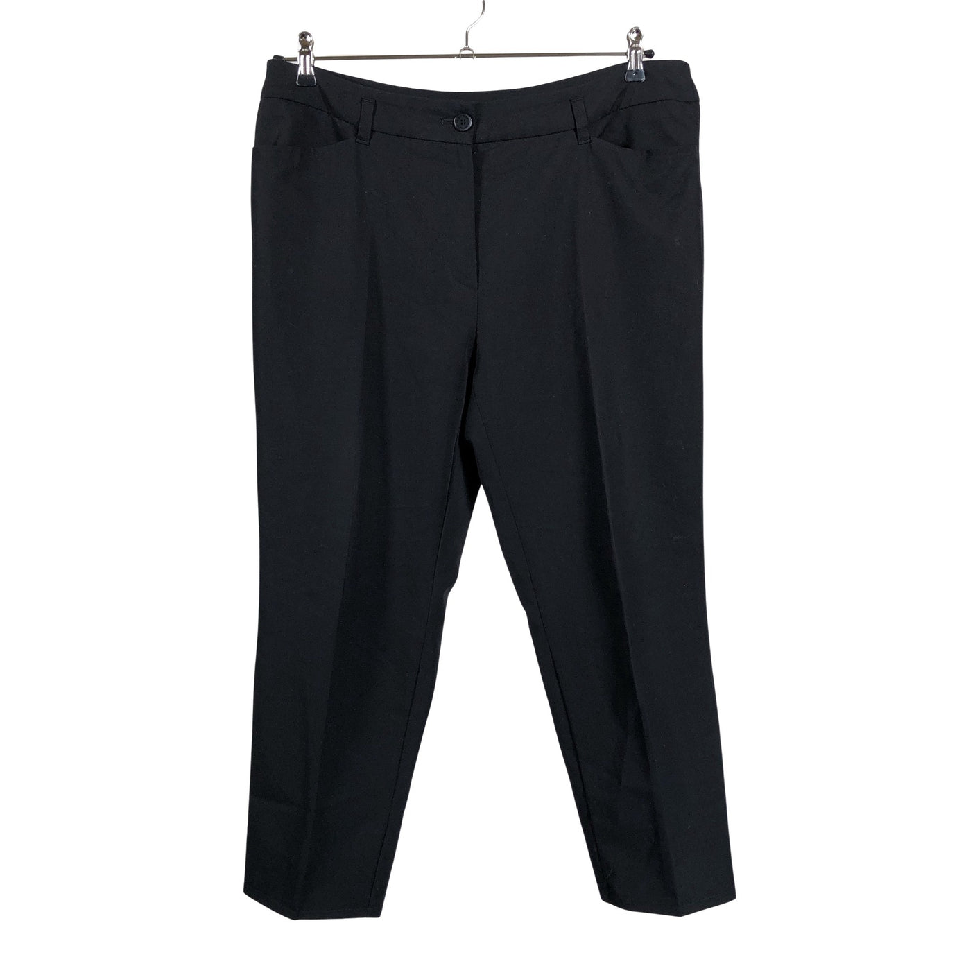Unisex Gerry Weber - Straight leg trousers, size 42 - Black (1)