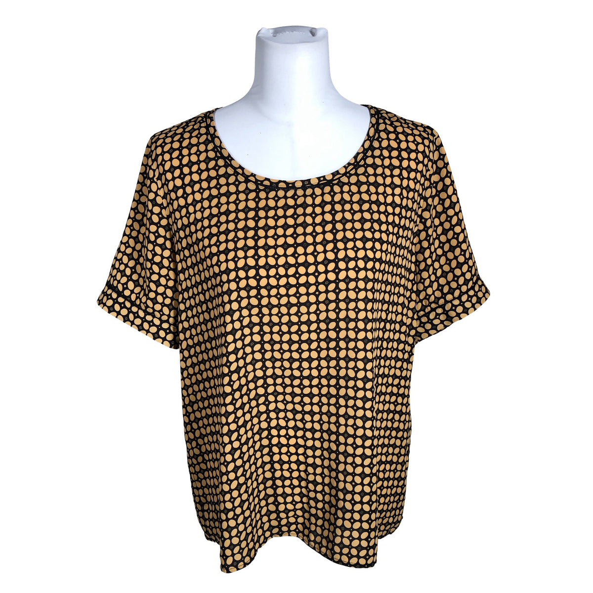 Unisex Scotch&Soda - Short-sleeved blouse, size 40 - Orange (1)
