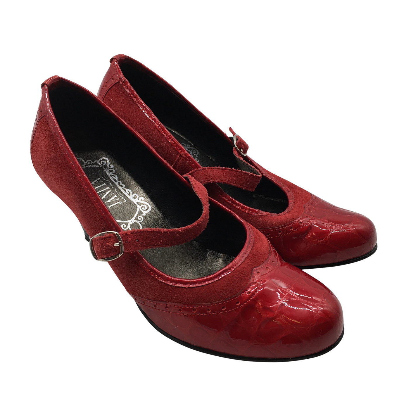 Unisex Janita - High heels, size 40 - Wine red (2)