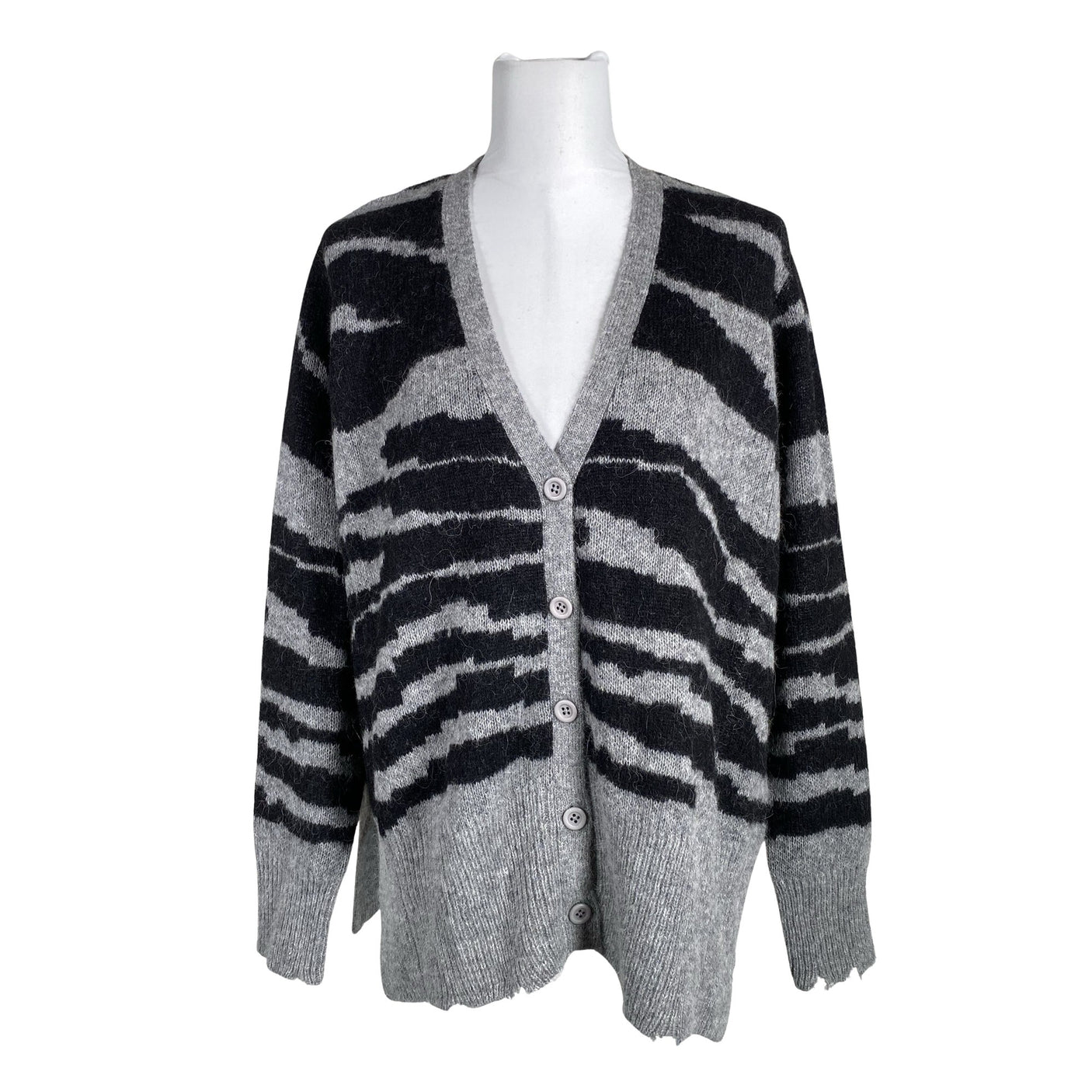 Unisex FIVE - Cardigan, size 36 - Gray (1)