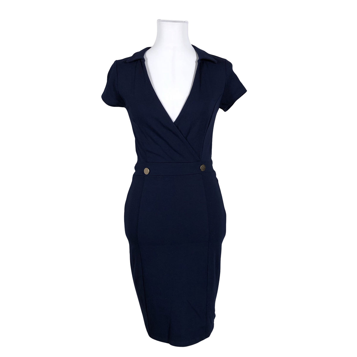 Unisex Anna Field - Tricot dress, size 36 - Blue (1)