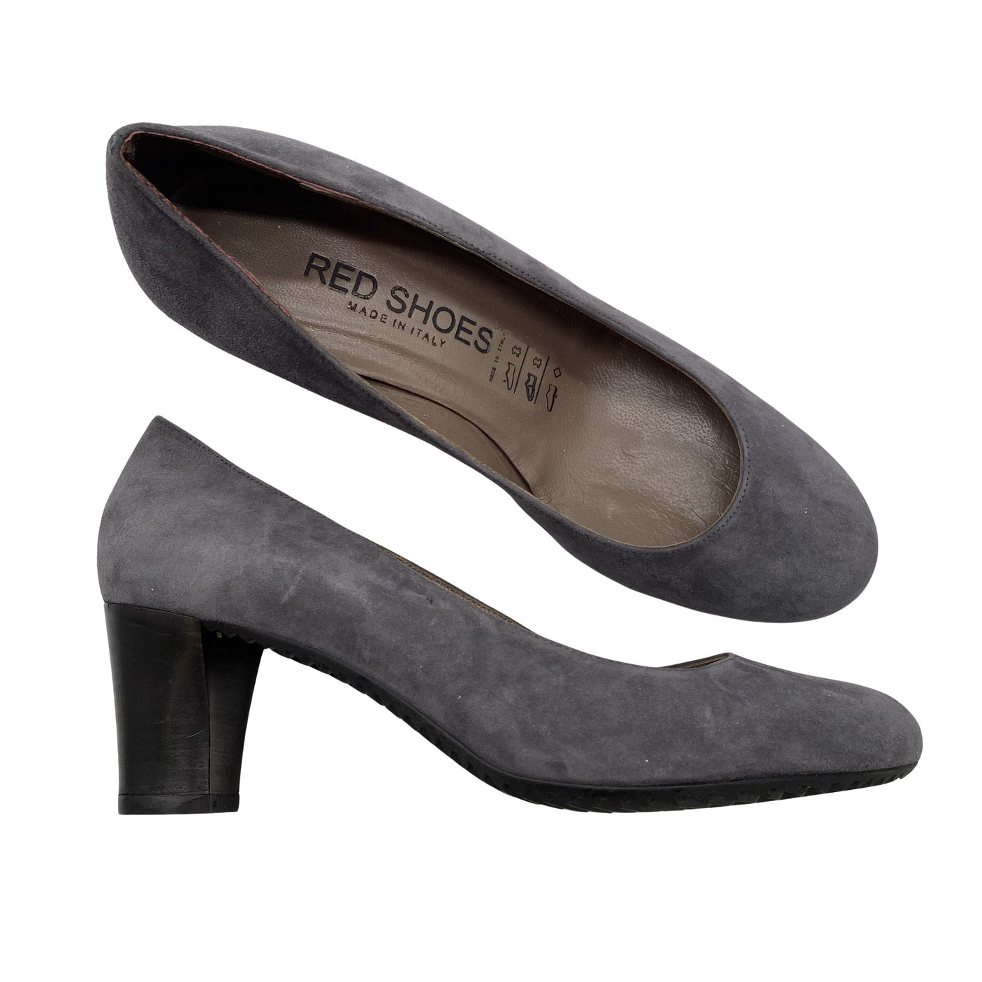 Unisex Red Shoe - High heels, size 37 - Gray (1)