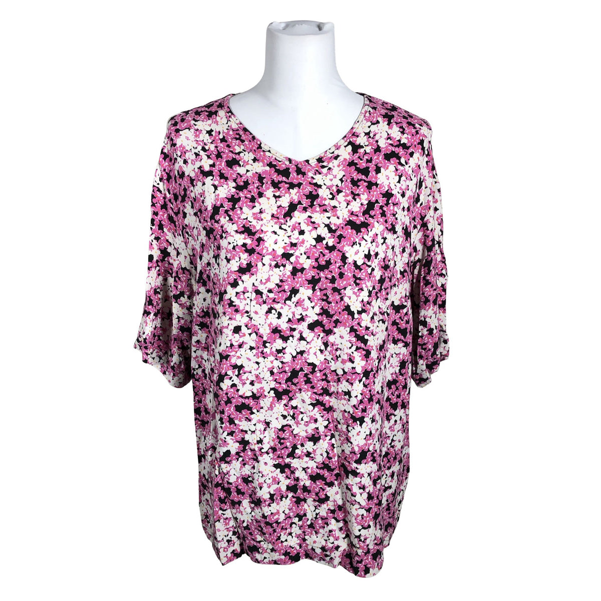 Unisex Marimekko - Short-sleeved blouse, size 40 - Light pink (1)