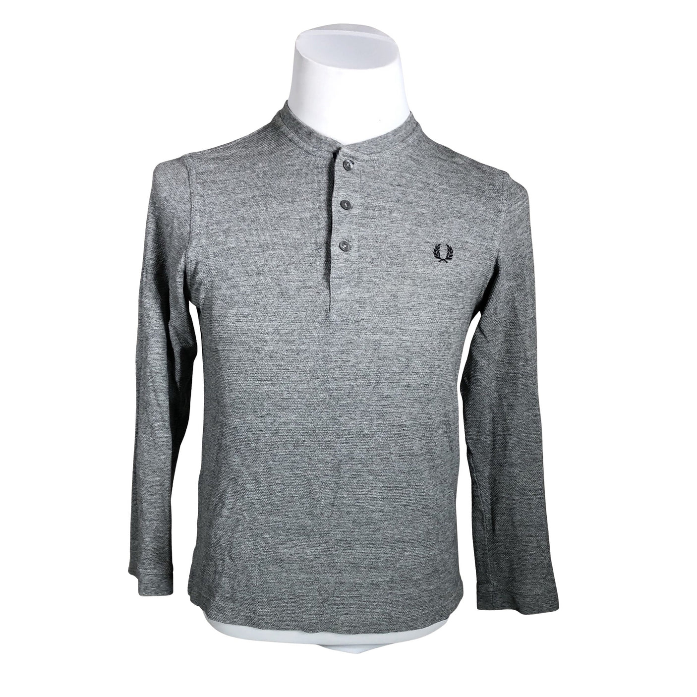 Unisex Fred Perry - Tricot shirt, size S - Gray (1)