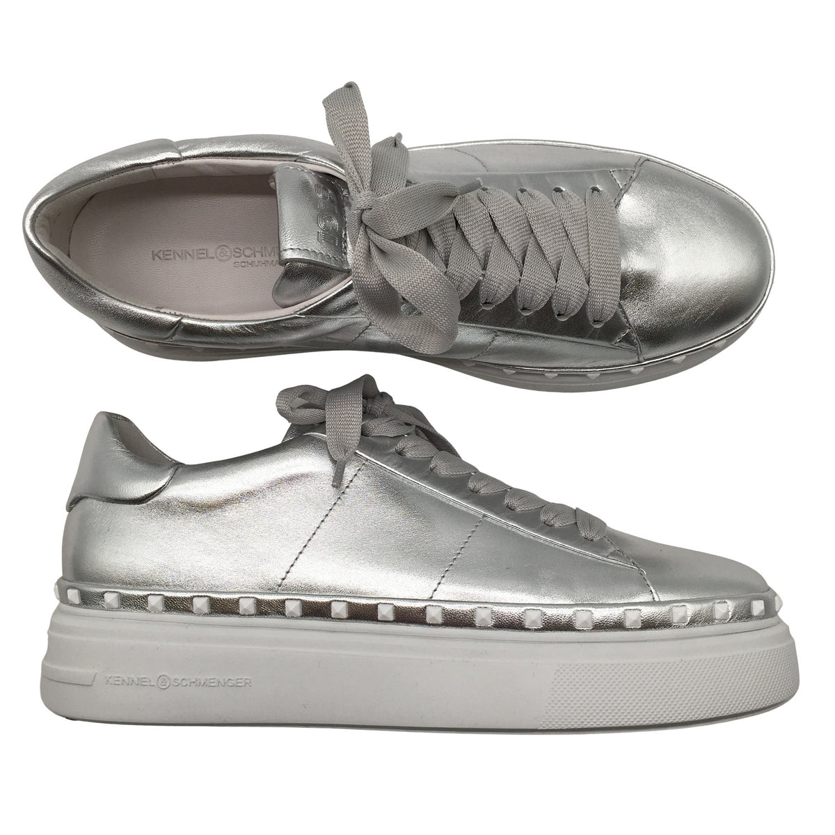 Unisex Kennel&Schmenger - Casual sneakers, size 42 - Silver (1)