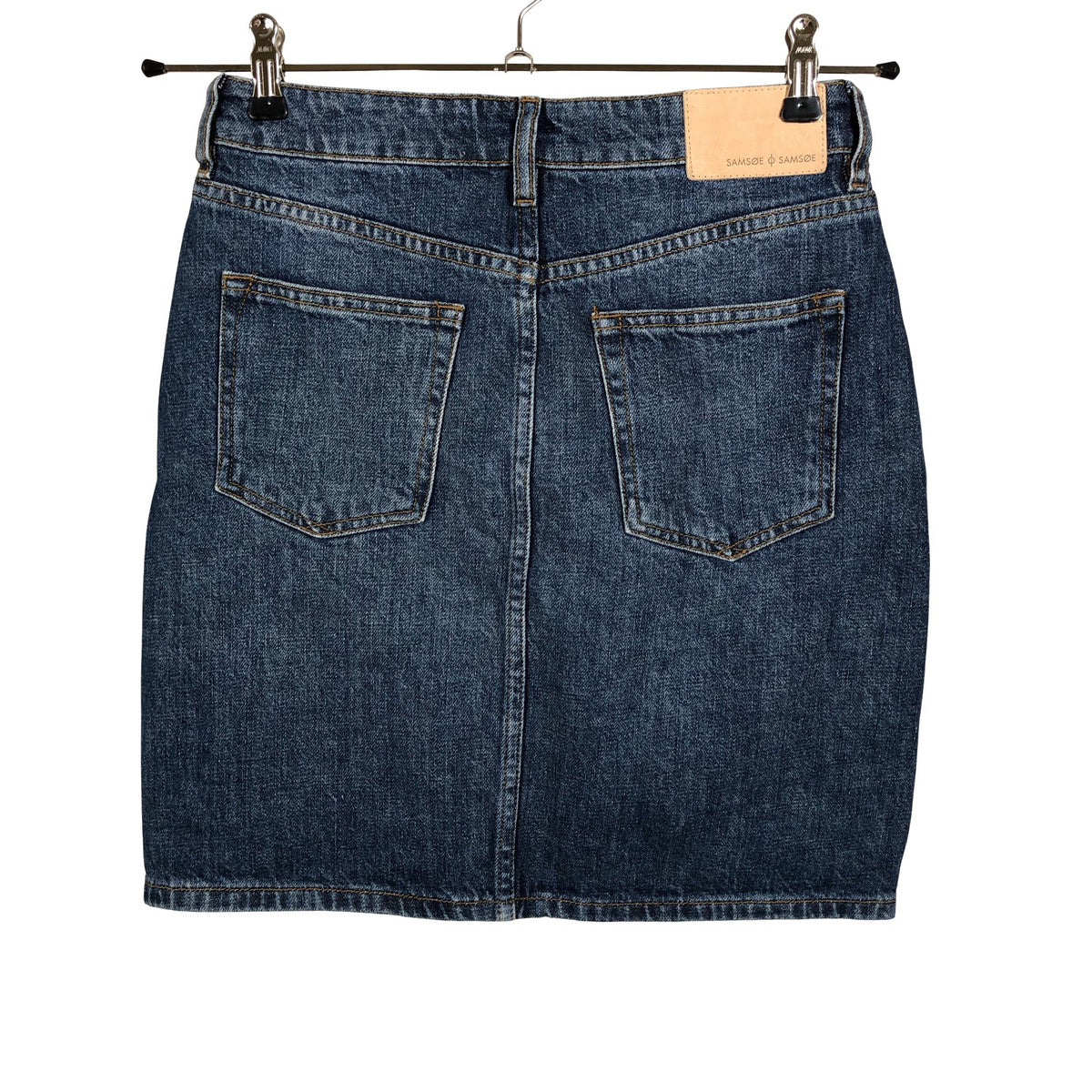 Unisex Samsoe&Samsoe - Denim skirt, size 36 - Blue (2)