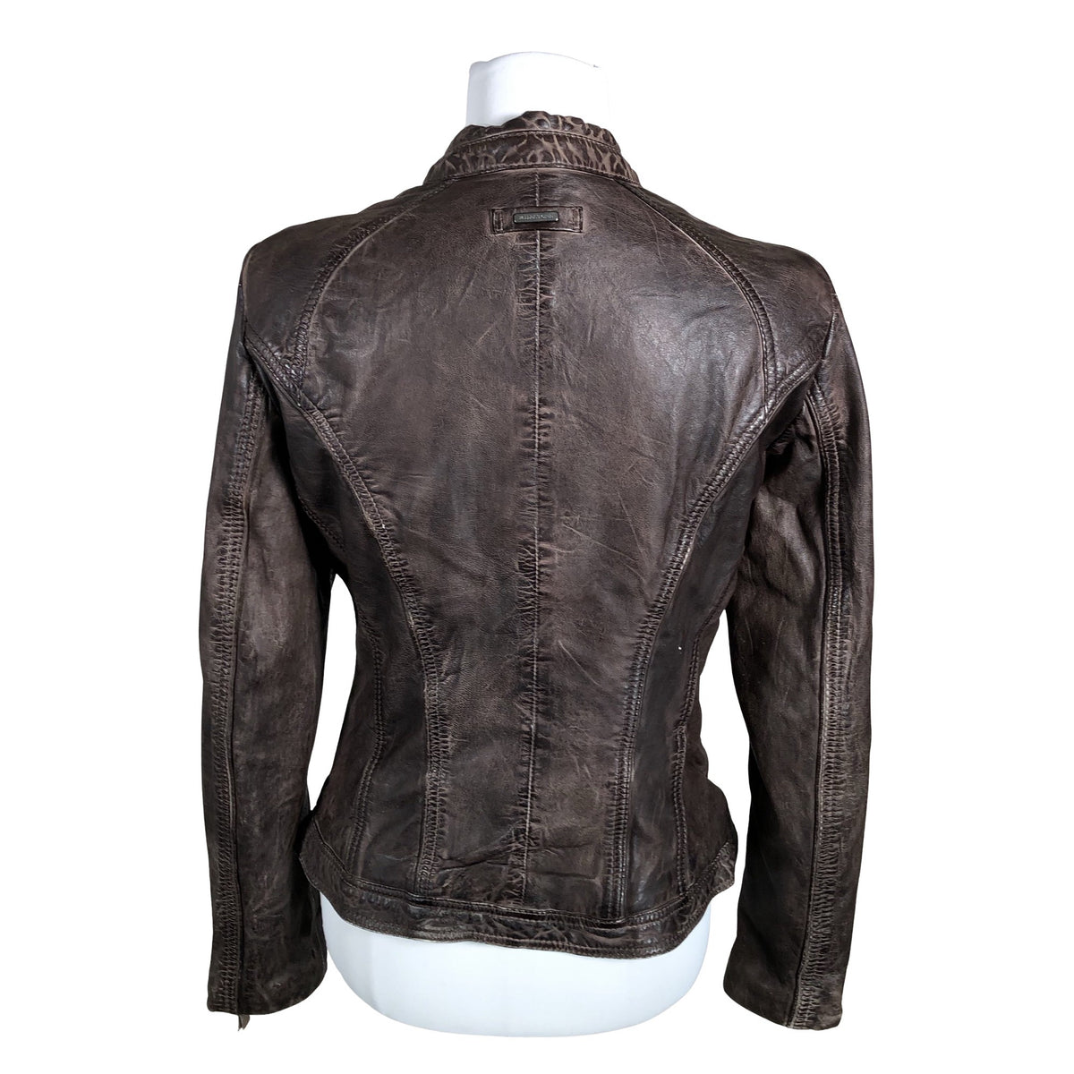 Unisex Milestone - Leather jacket, size 40 - Brown (2)