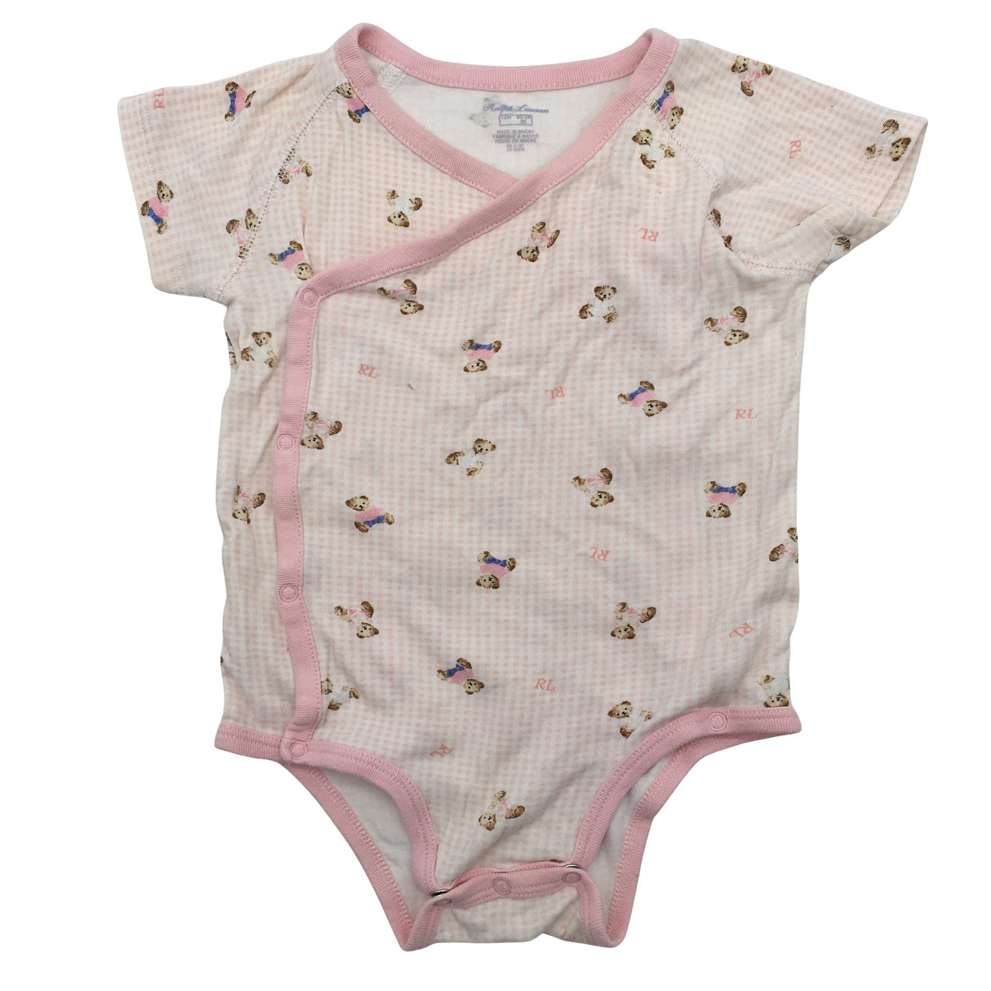 Unisex Ralph Lauren - Body, size 62 - 68 - Light pink (1)