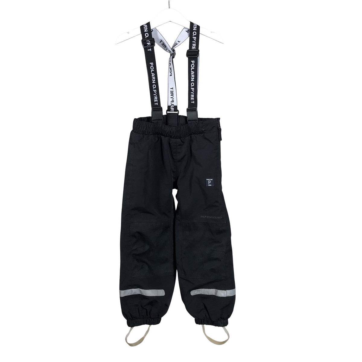 Unisex Polarn O. Pyret - Spring/Fall pants, size 104 - 110 - Black (1)
