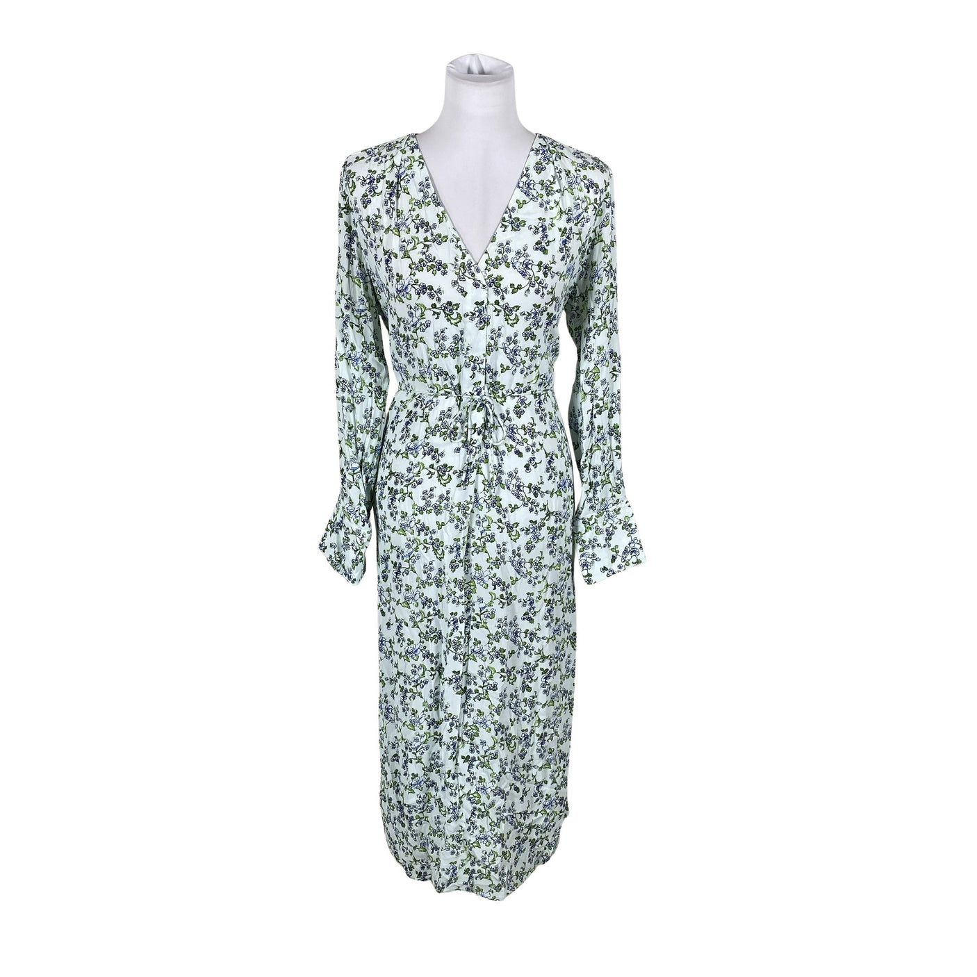 Unisex Arket - Schiffon dress, size 36 - Green (1)