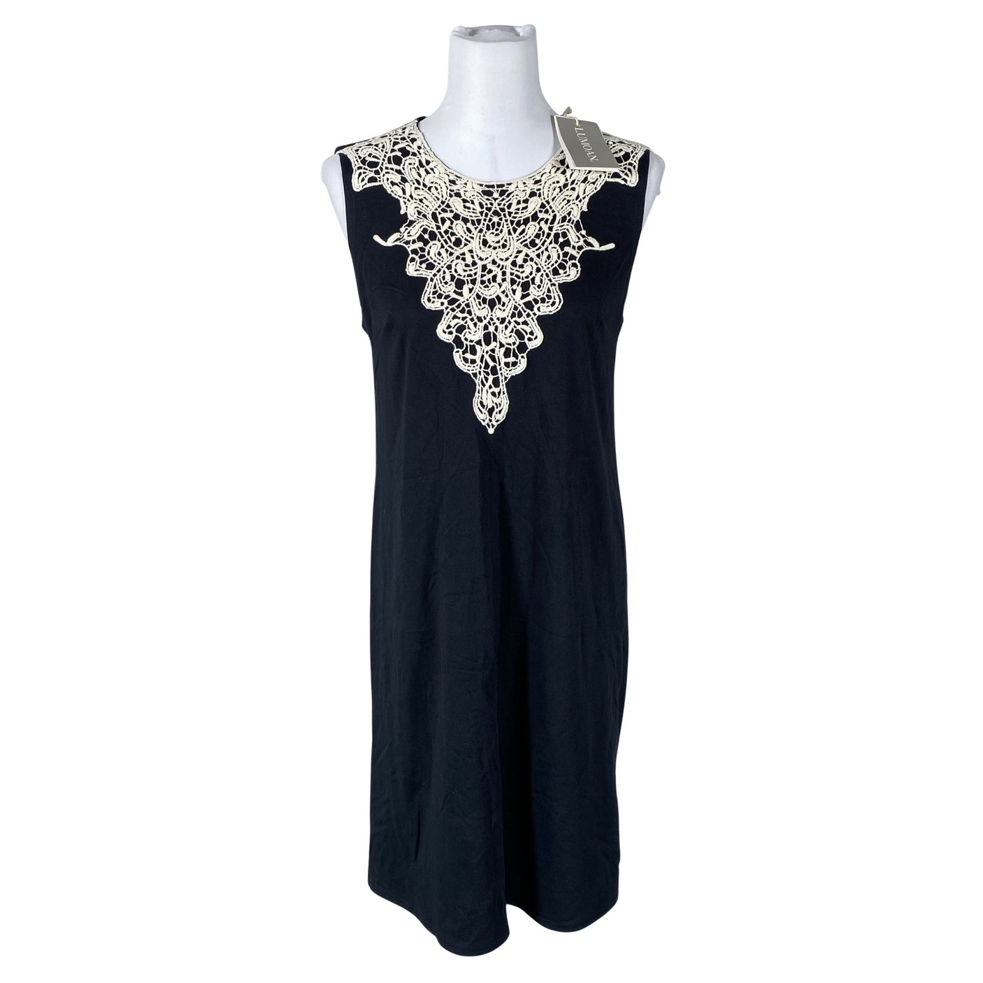 Unisex Lumoan - Tricot dress, size 38 - Black (1)