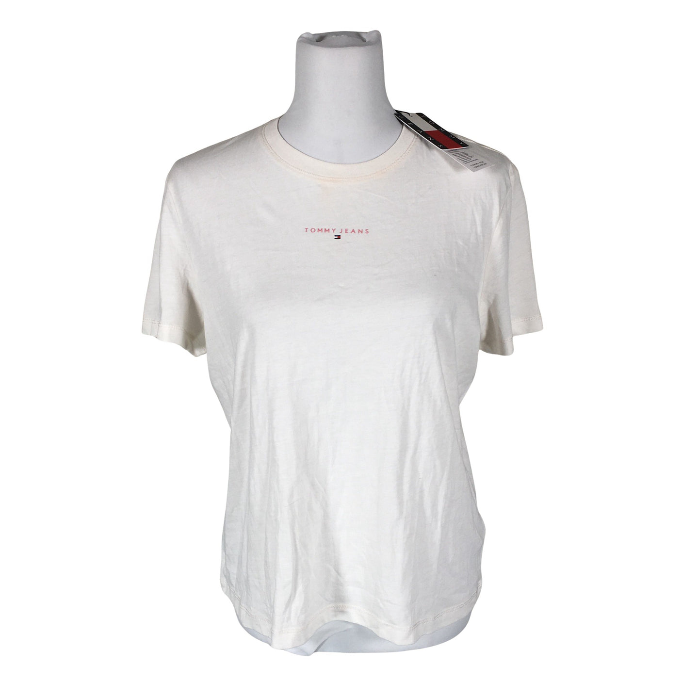Unisex Tommy Jeans (Tommy Hilfiger) - T-shirt, size 40 - White (1)