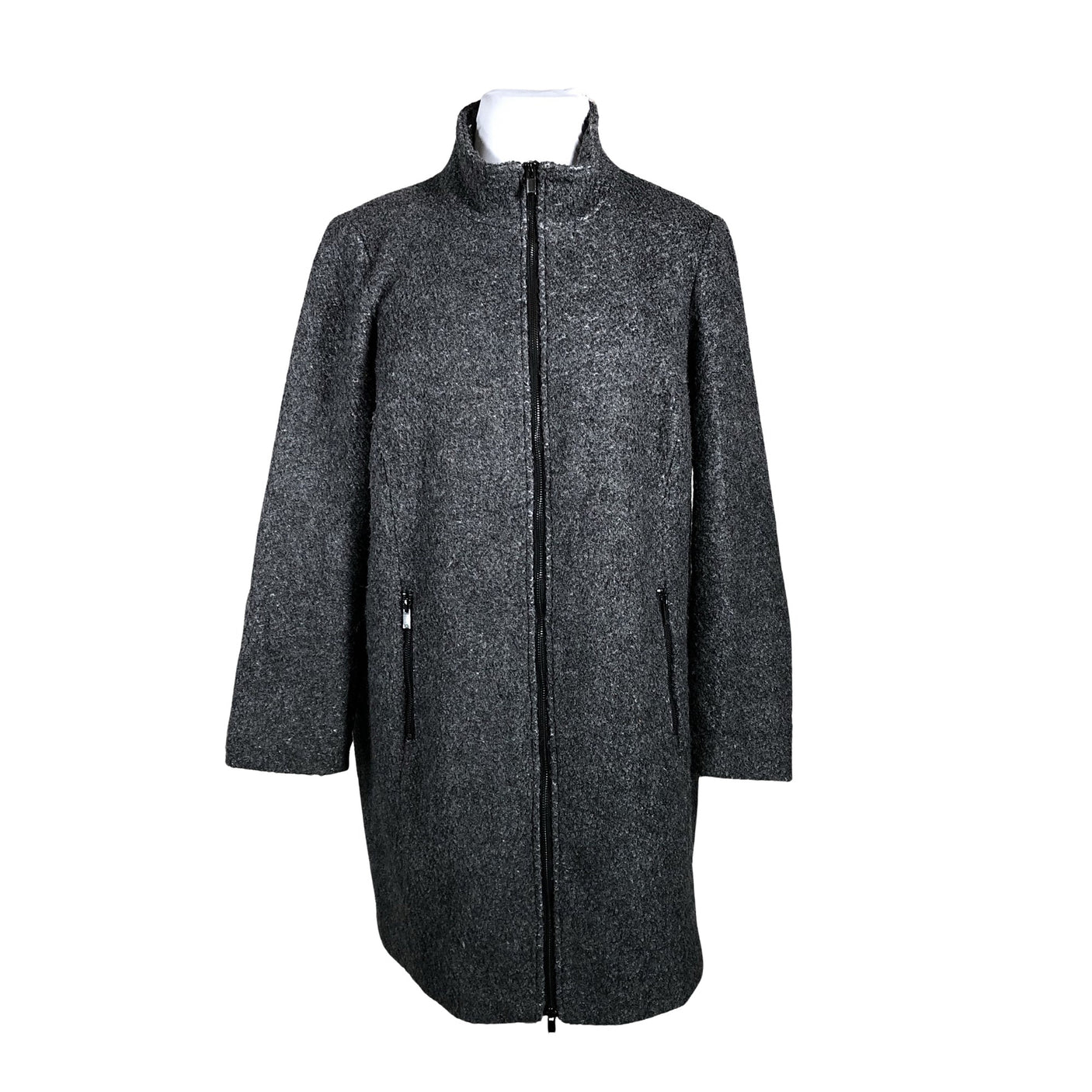 Unisex Zizzi - Wool coat, size 48 - Gray (1)