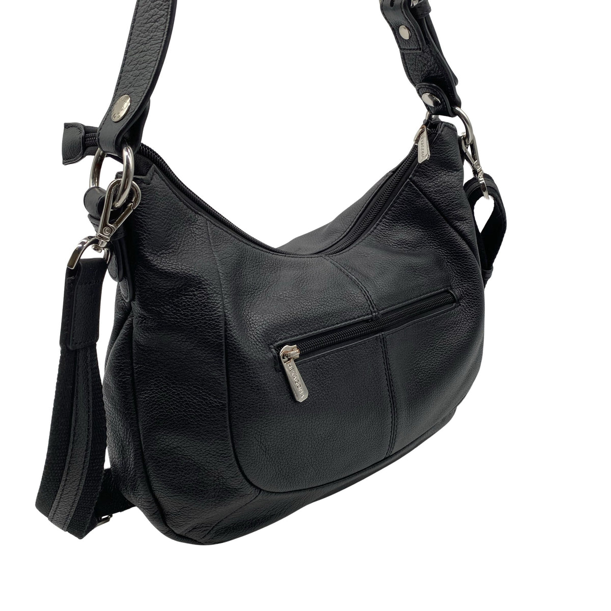 Unisex Hexagona - Handbag, size Midi - Black (3)