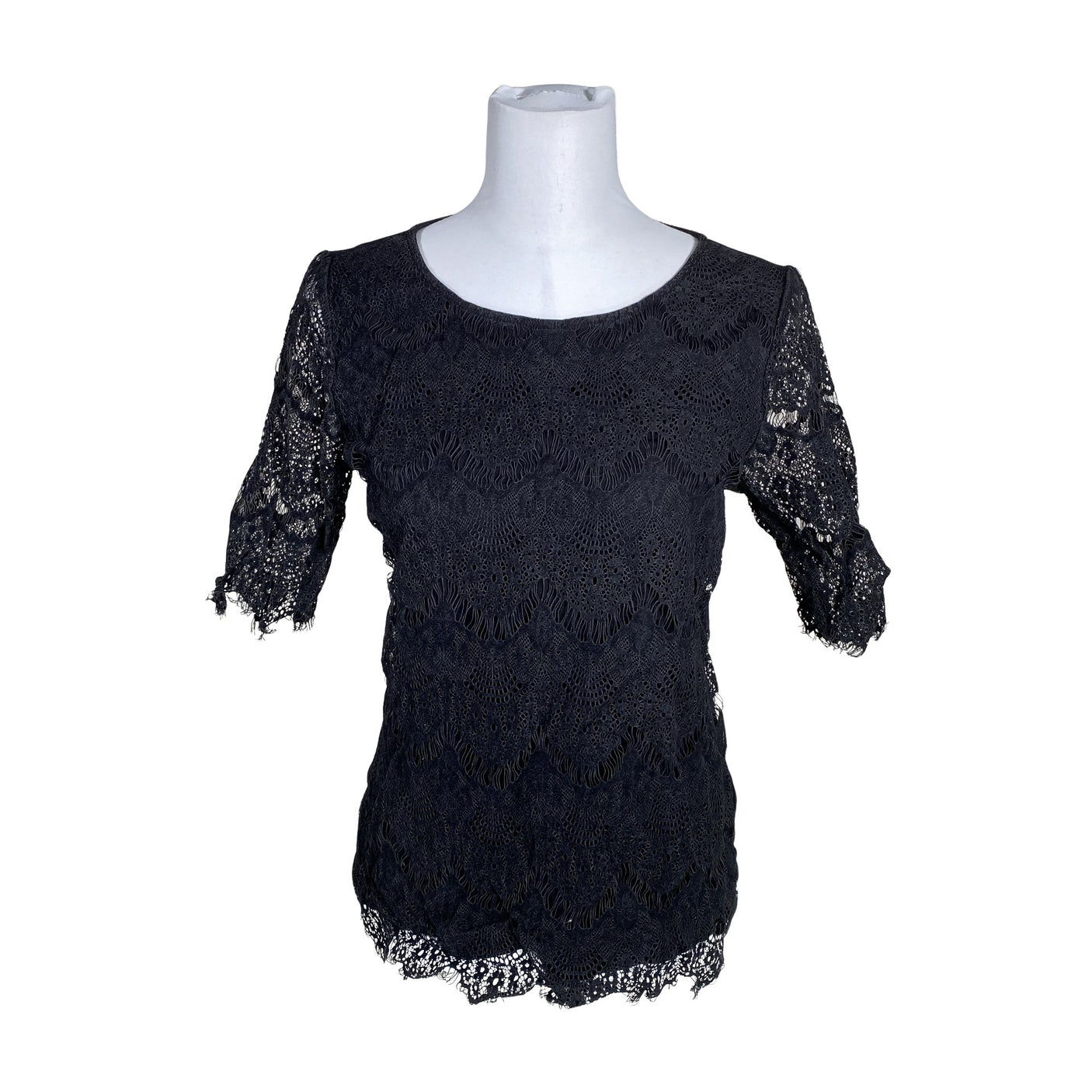 Unisex Tom Tailor - Blouse, size 38 - Black (1)