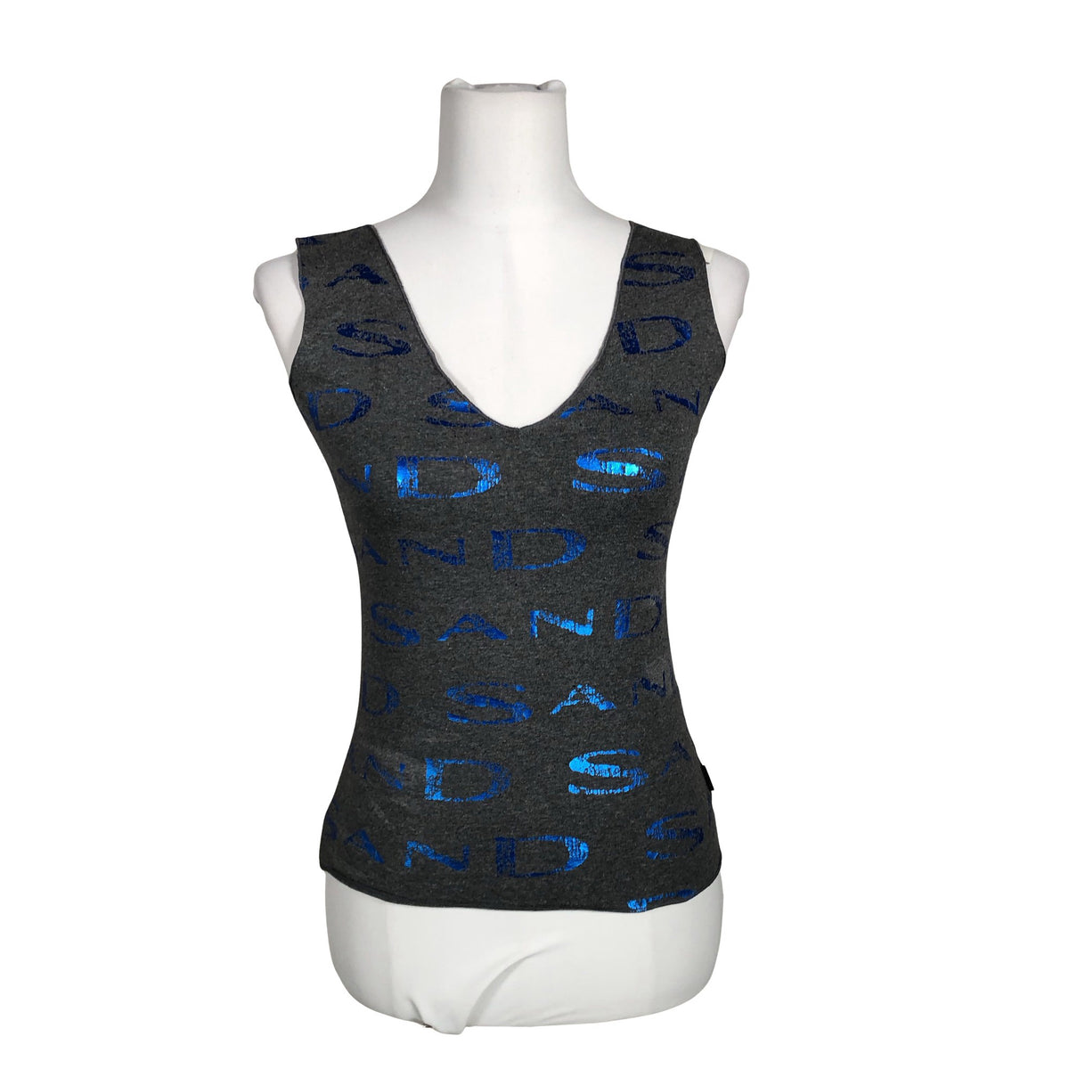 Unisex Sand - Tricot tank top, size 36 - Gray (1)