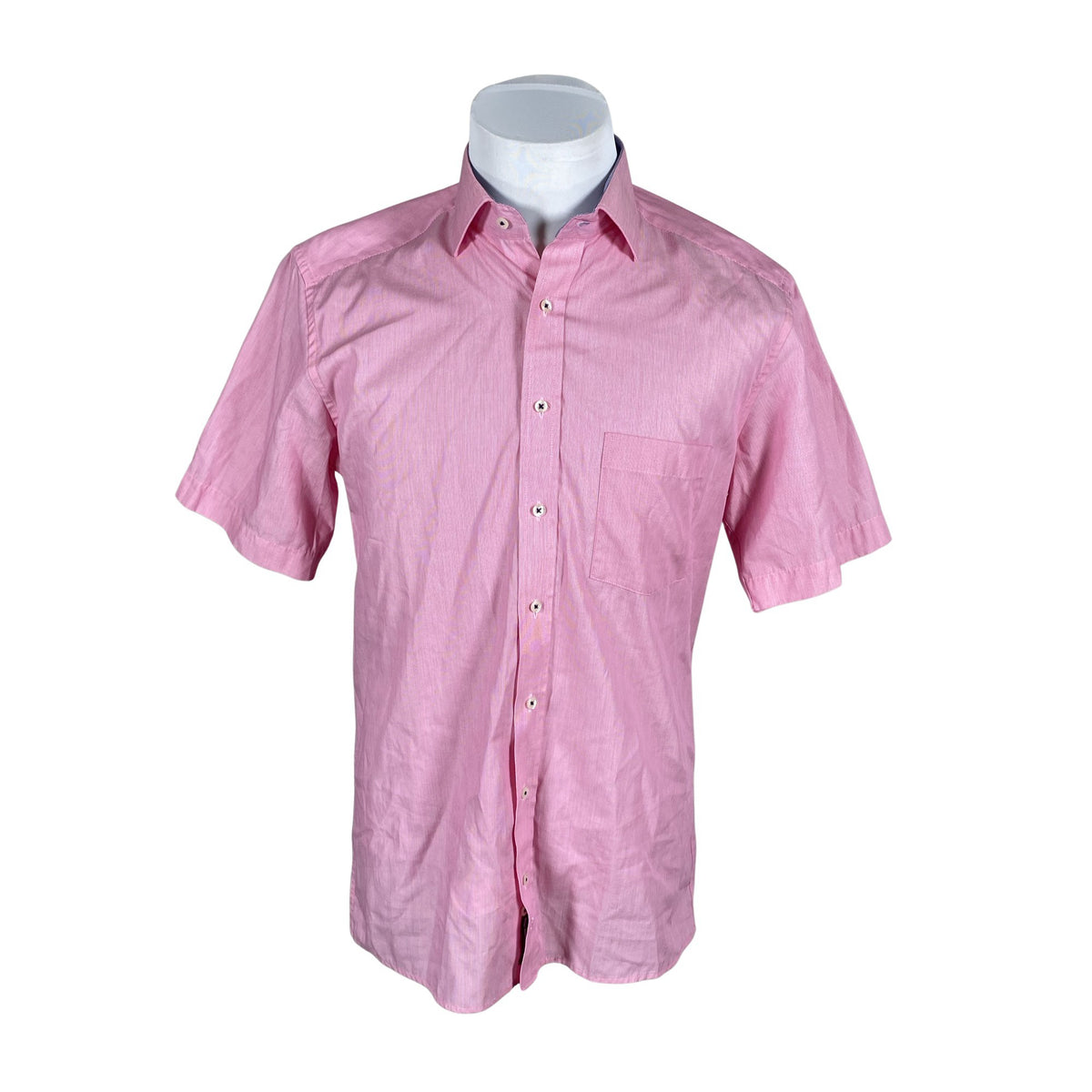 Unisex Eterna - Collared shirt, size M - Light pink (1)
