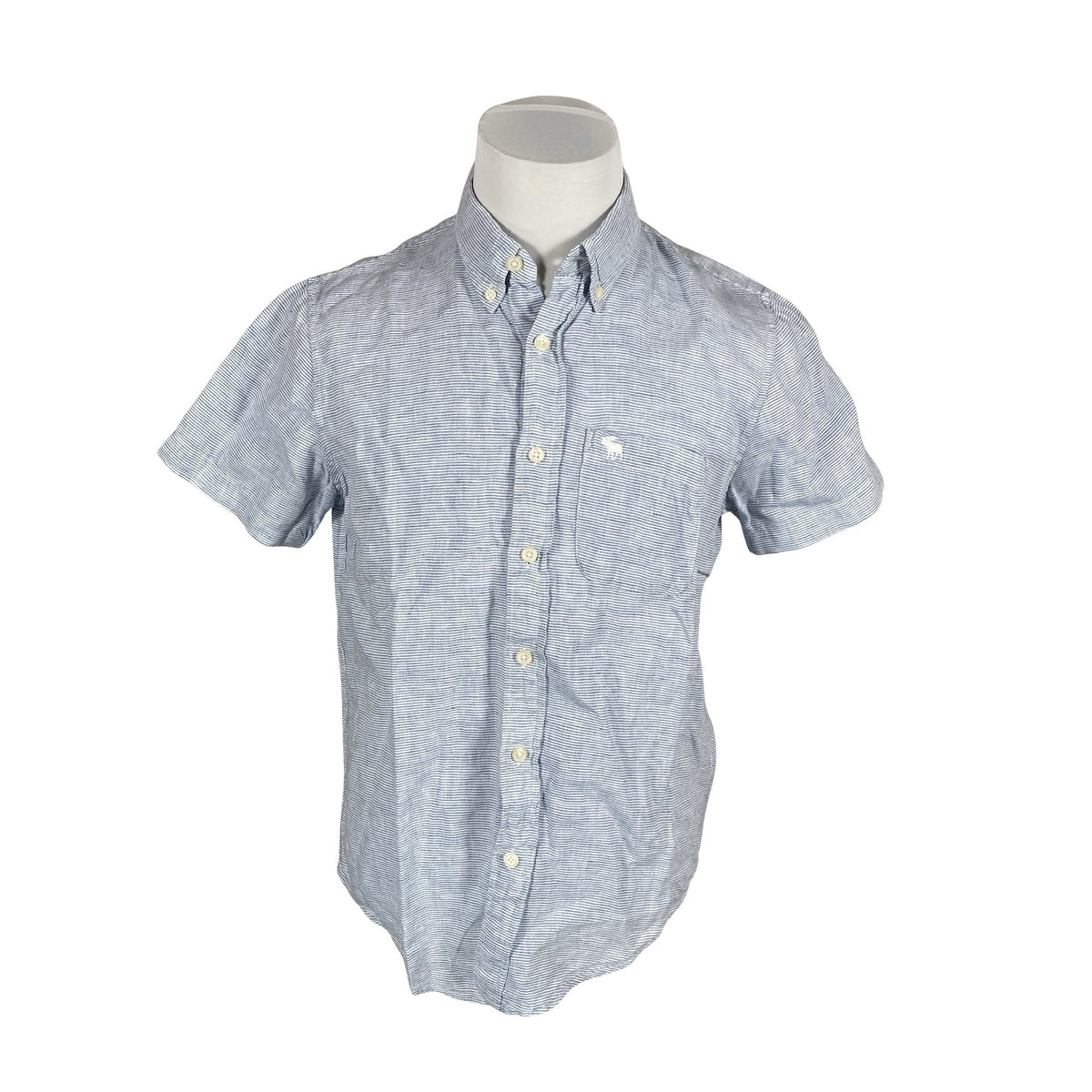 Unisex Abercrombie&Fitch - Collared shirt, size S - Light blue (1)
