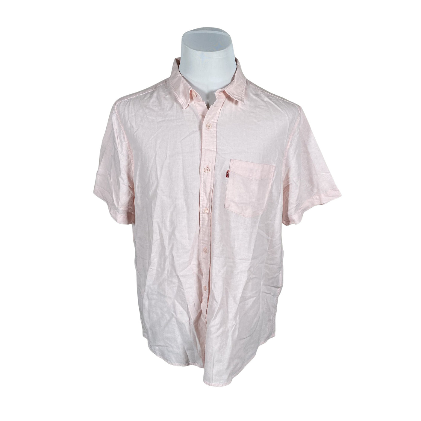Unisex Levi's - Collared shirt, size XL - Light pink (1)