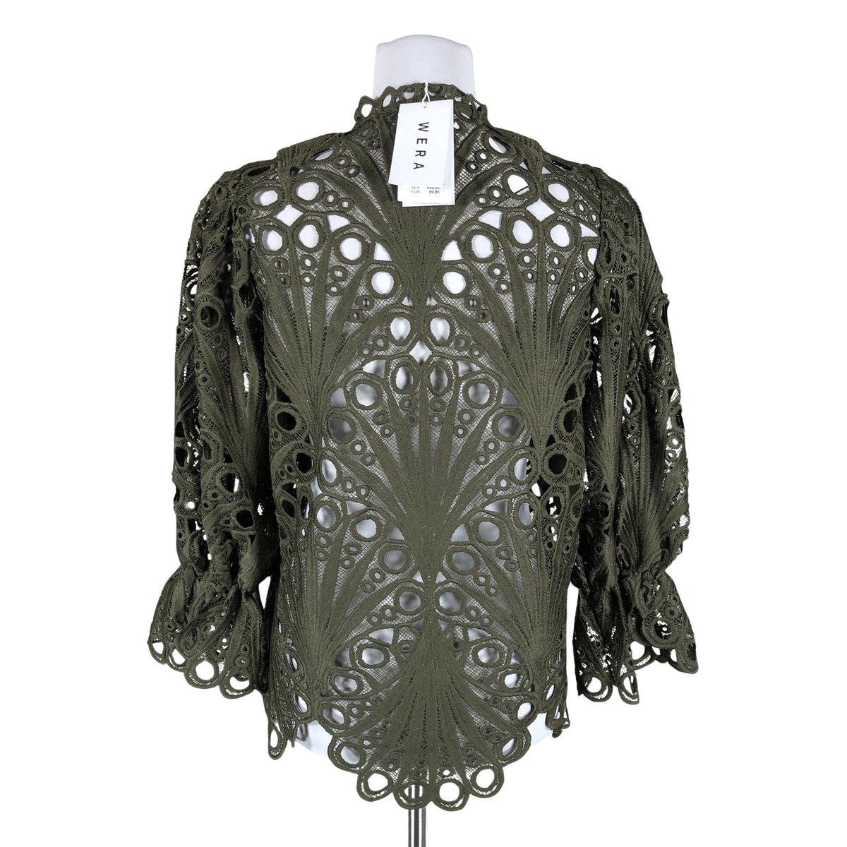 Unisex Wera - Blouse, size 38 - Green (2)