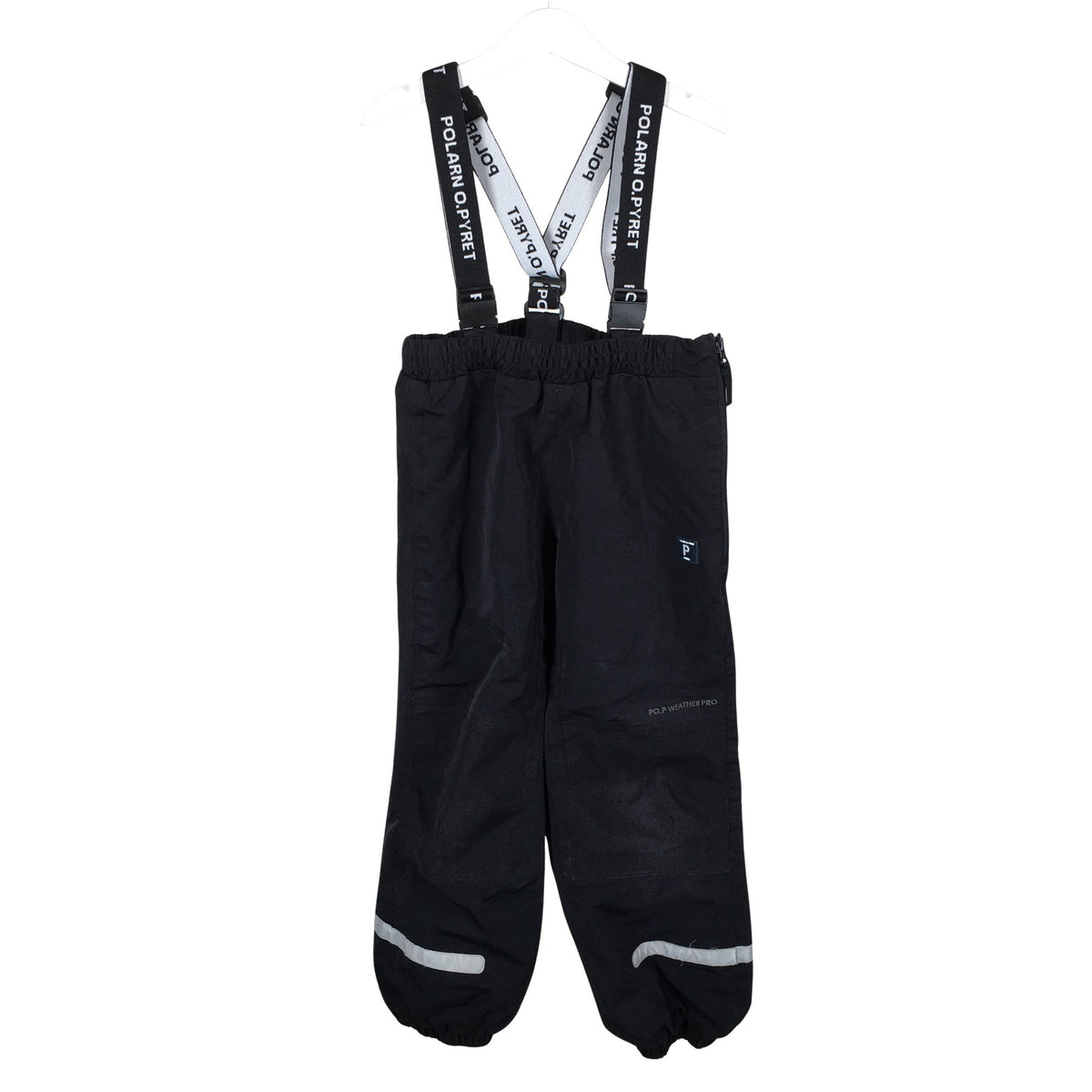 Unisex Polarn O. Pyret - Spring/Fall pants, size 128 - 134 - Black (1)