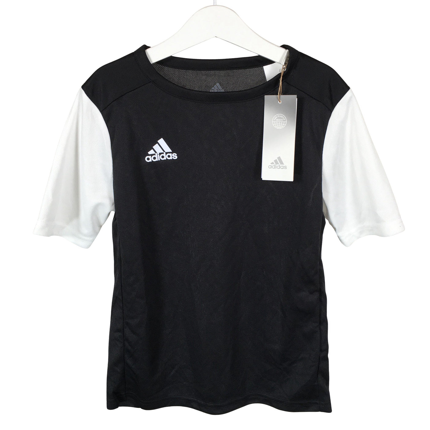 Unisex Adidas - Sports shirt, short sleeve, size 134 - 140 - Black (1)