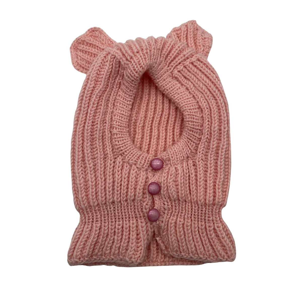 Unisex Handmade - Balaclava, size 46 - 48 cm - Light pink (1)