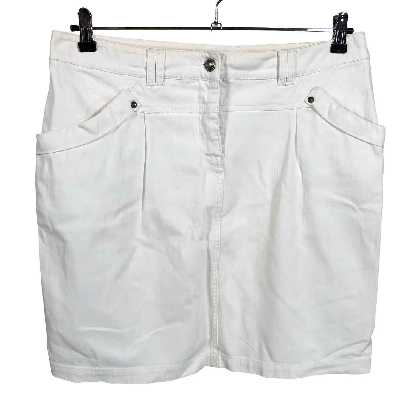 Unisex Friendtex - Denim skirt, size 40 - White (1)