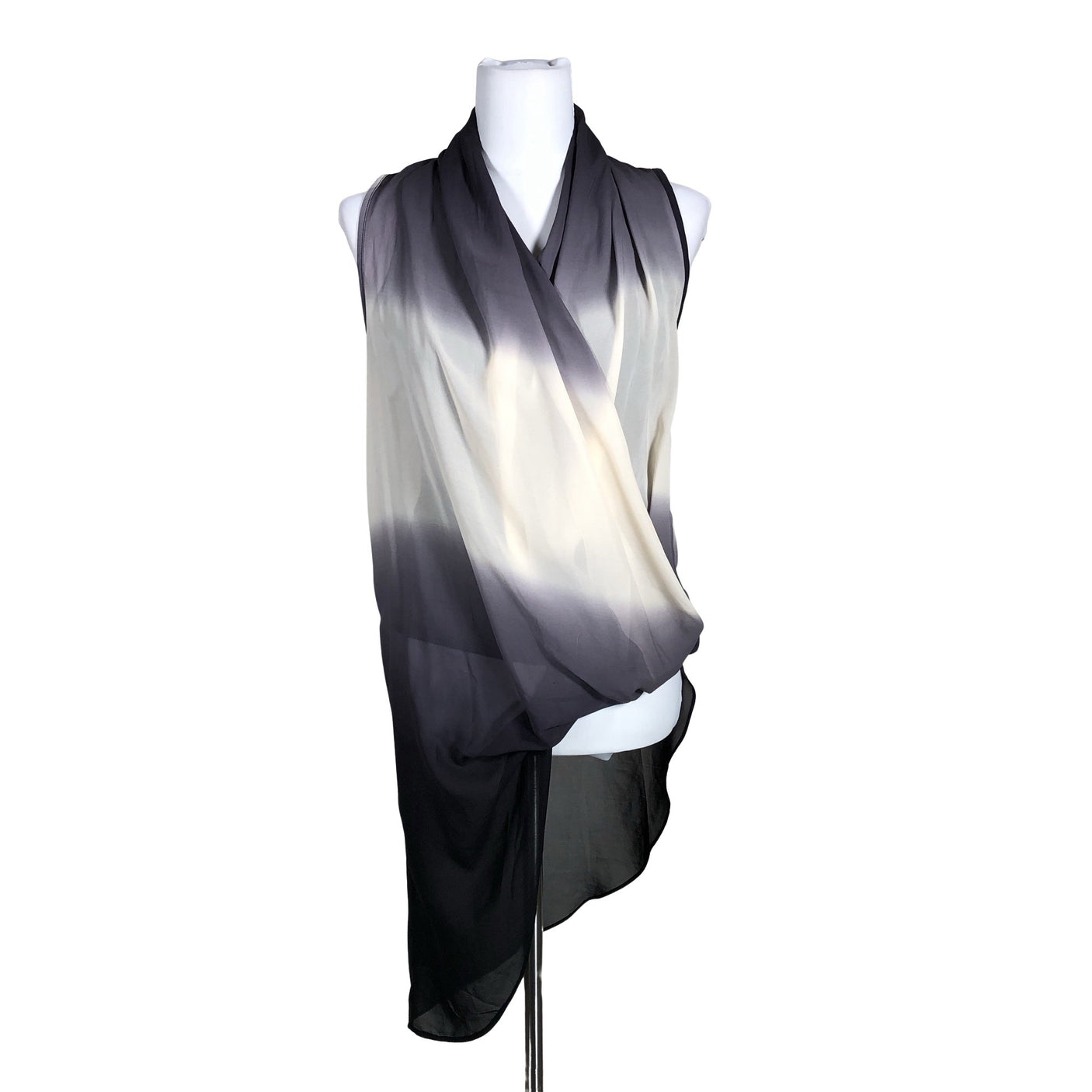 Unisex Cream - Schiffon tunic, size 36 - Gray (1)