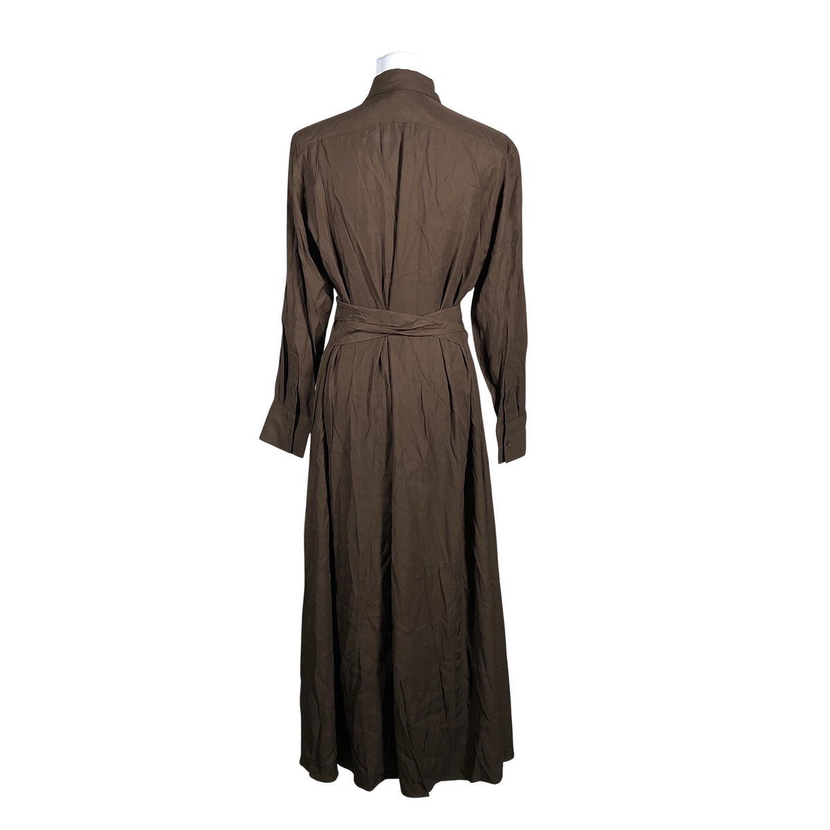 Unisex Polo Ralph Lauren - Schiffon dress, size 36 - Brown (3)
