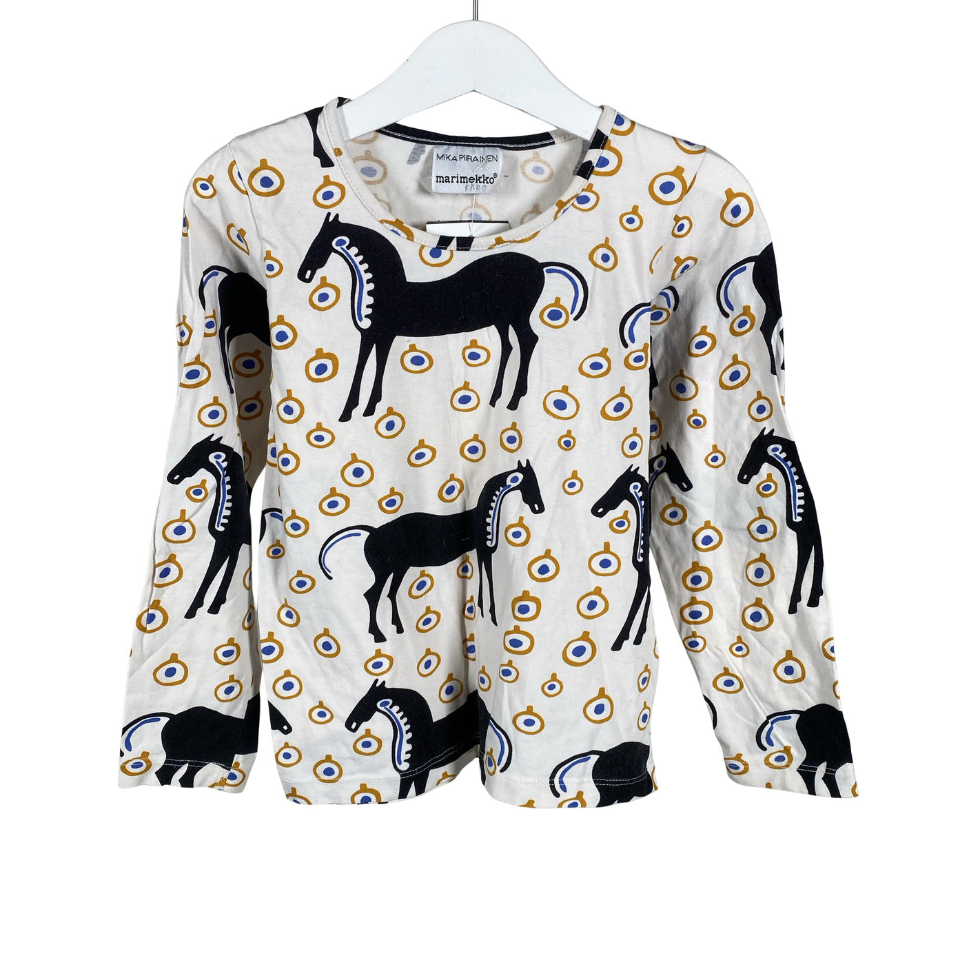 Unisex Marimekko - Tricot shirt, size 104 - 110 - Natural white (1)