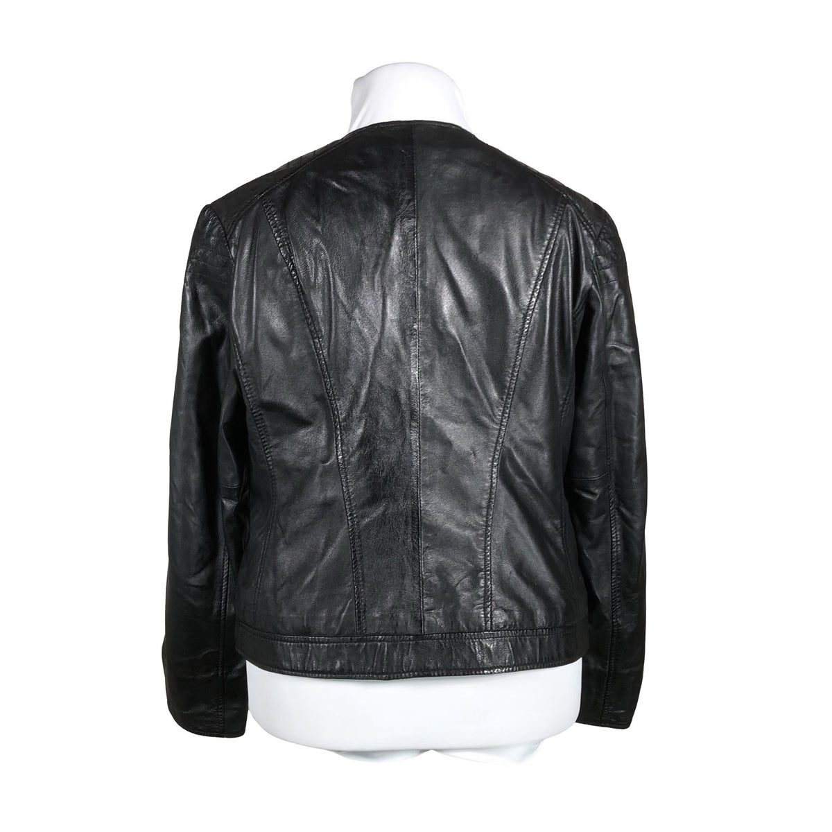 Unisex Saki - Leather jacket, size 44 - Black (3)
