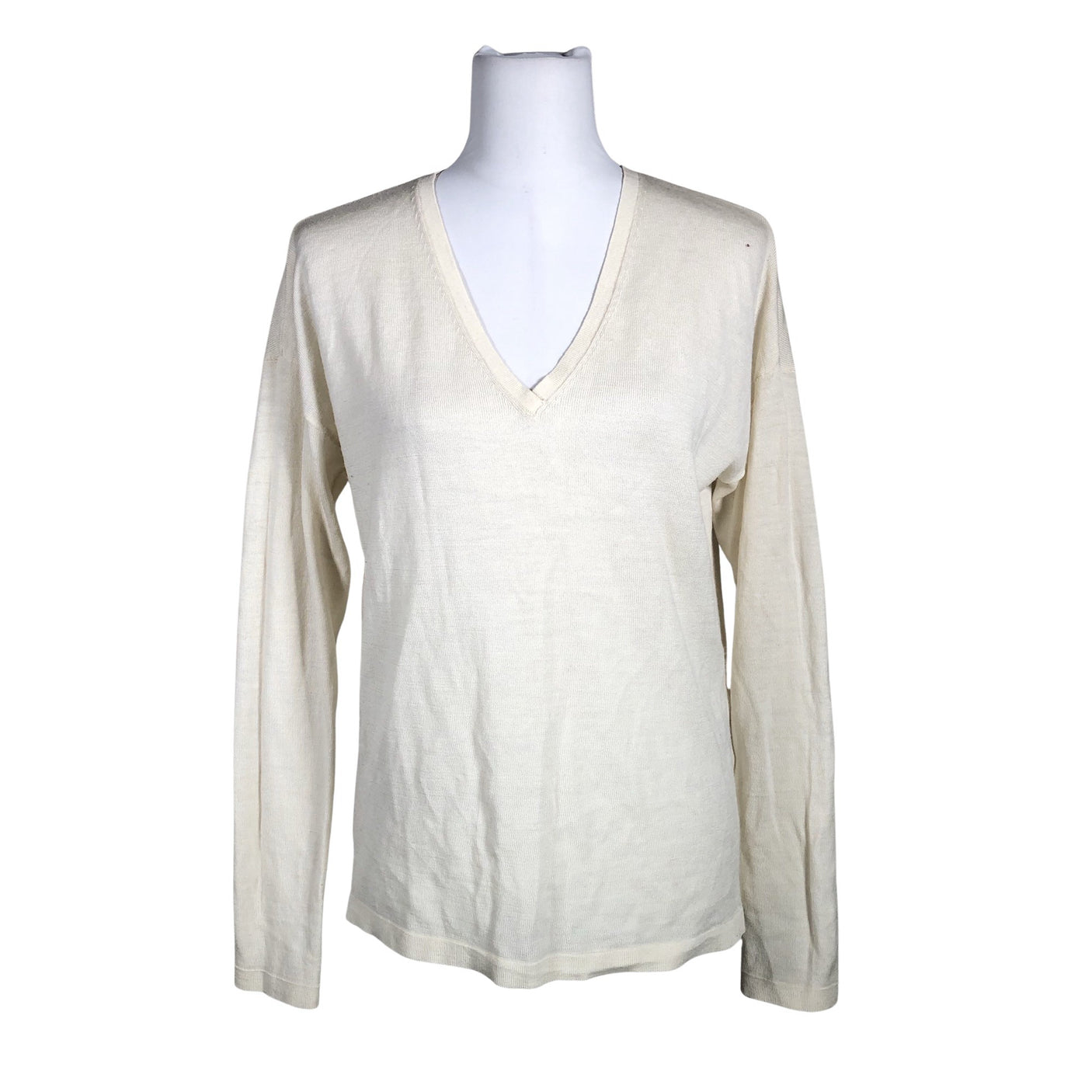 Unisex Selected - Sweater, size 40 - Natural white (1)