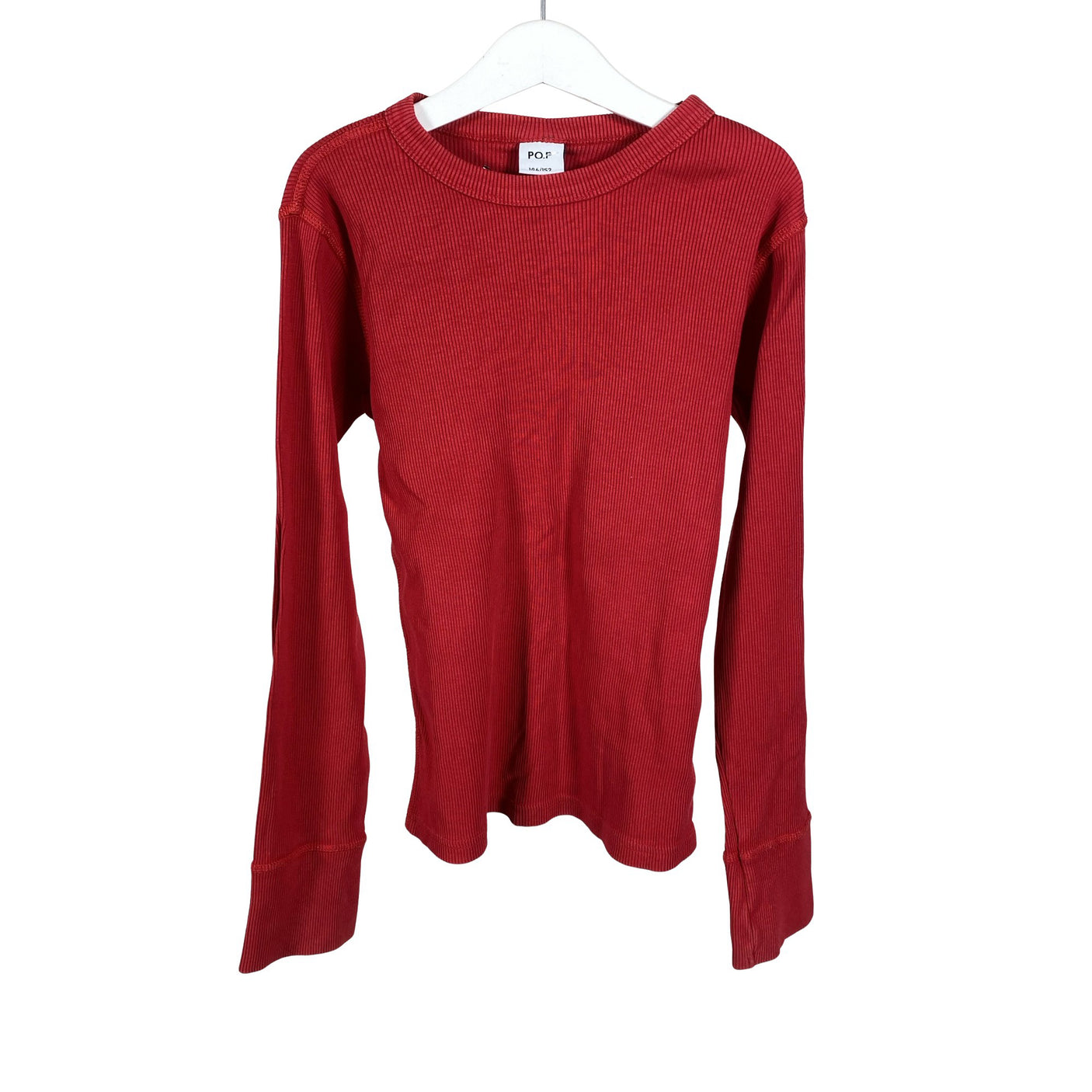 Unisex Polarn O. Pyret - Tricot shirt, size 146 - 152 - Red (1)