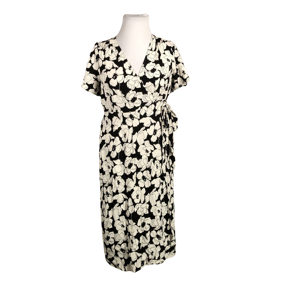 Unisex Marks&Spencer - Schiffon dress, size 42 - Black (1)