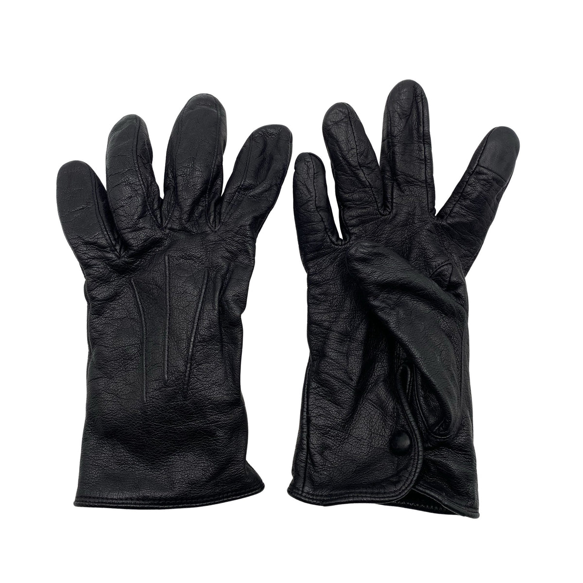 Unisex Gant - Leather gloves, size Ei kokoa - Black (1)