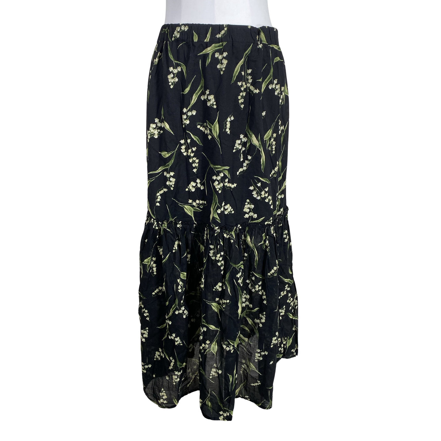 Unisex Lindex - Fabric skirt, size 38 - Black (1)