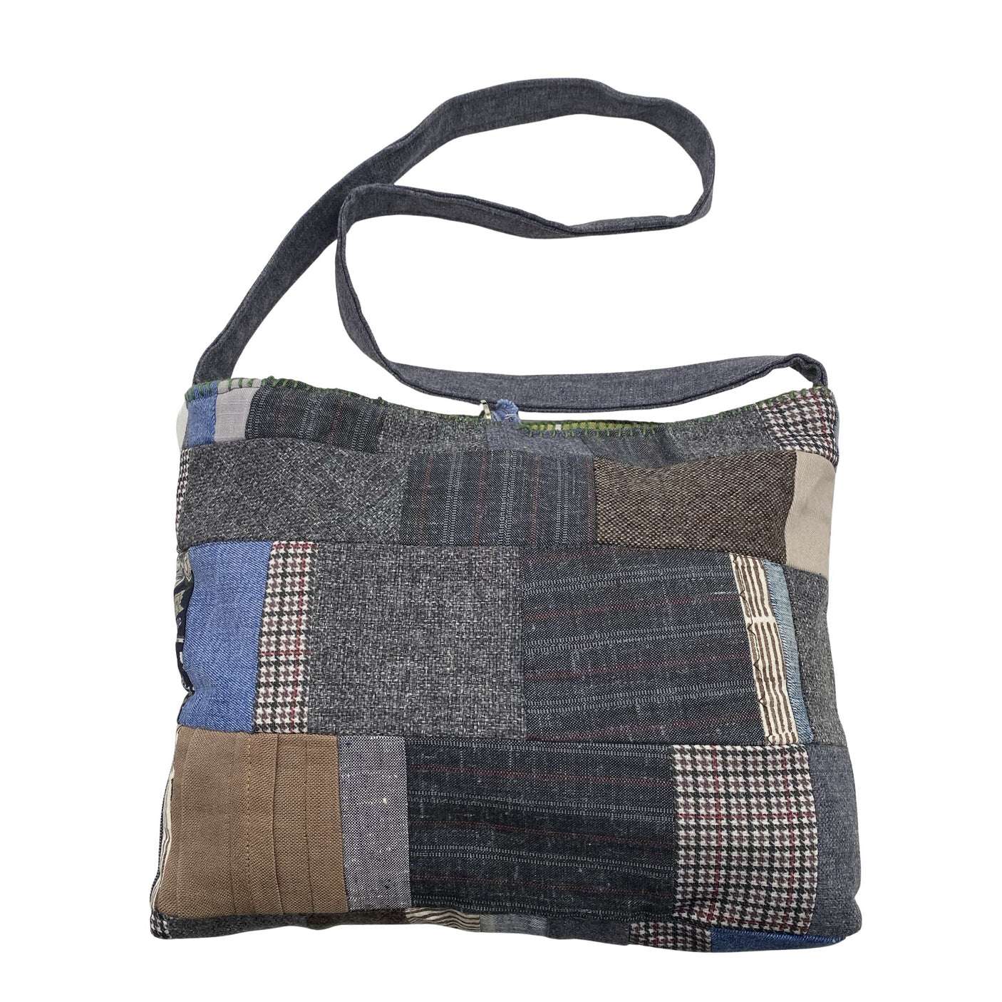 Unisex Handmade - Shoulder bag, size Midi - Blue (1)