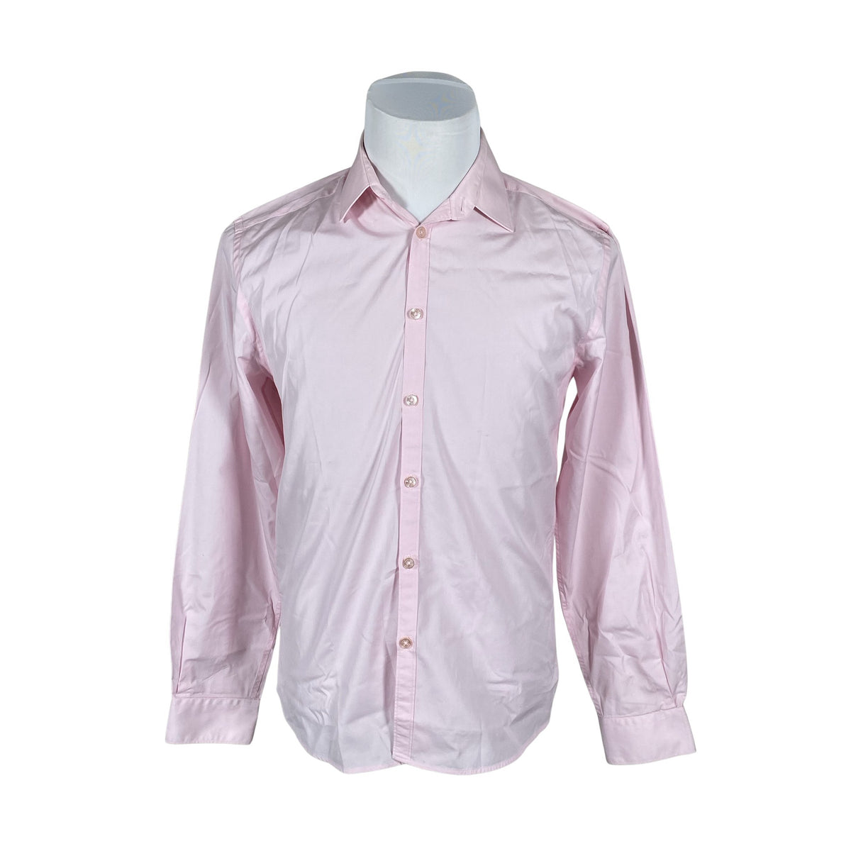 Unisex Selected - Collared shirt, size M - Light pink (1)